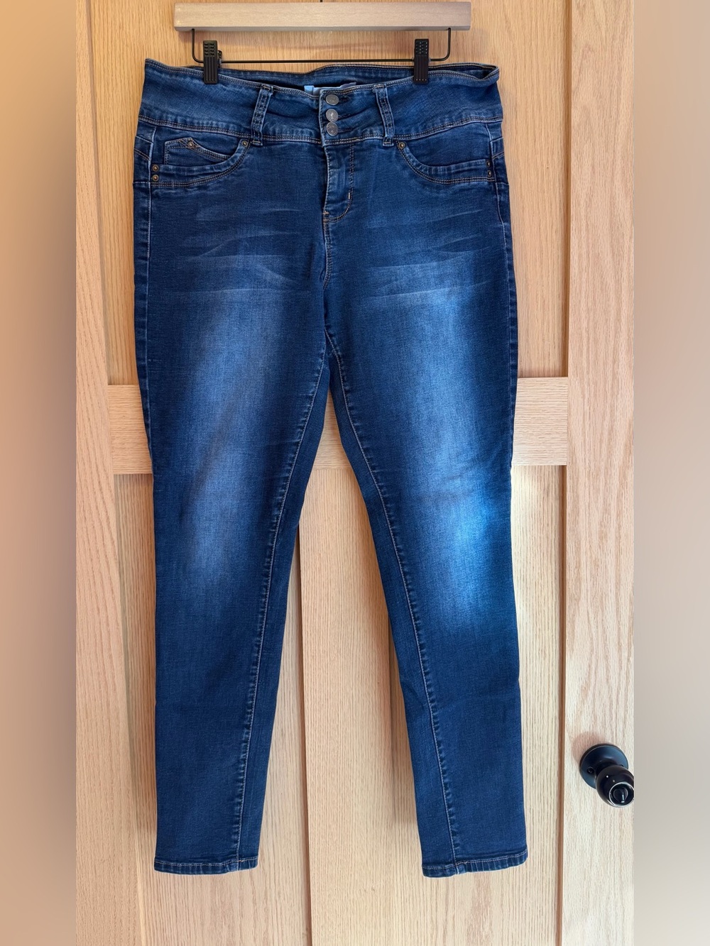 Royalty For Me Dark Blue Skinny Jeans